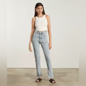 Everlane cheeky split-hem Jean 31 nwt